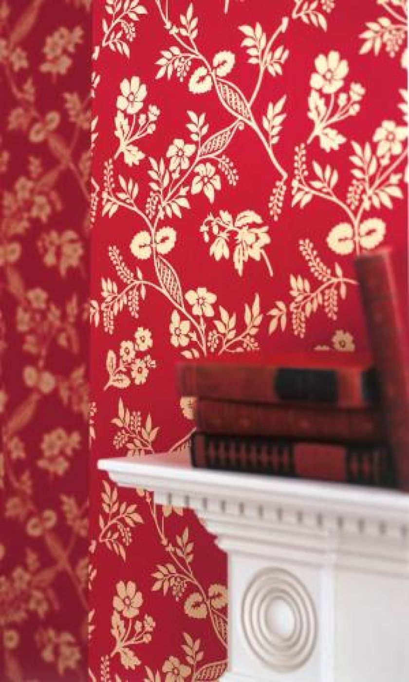 Tapeta ścienna w kwiaty marki Farrow