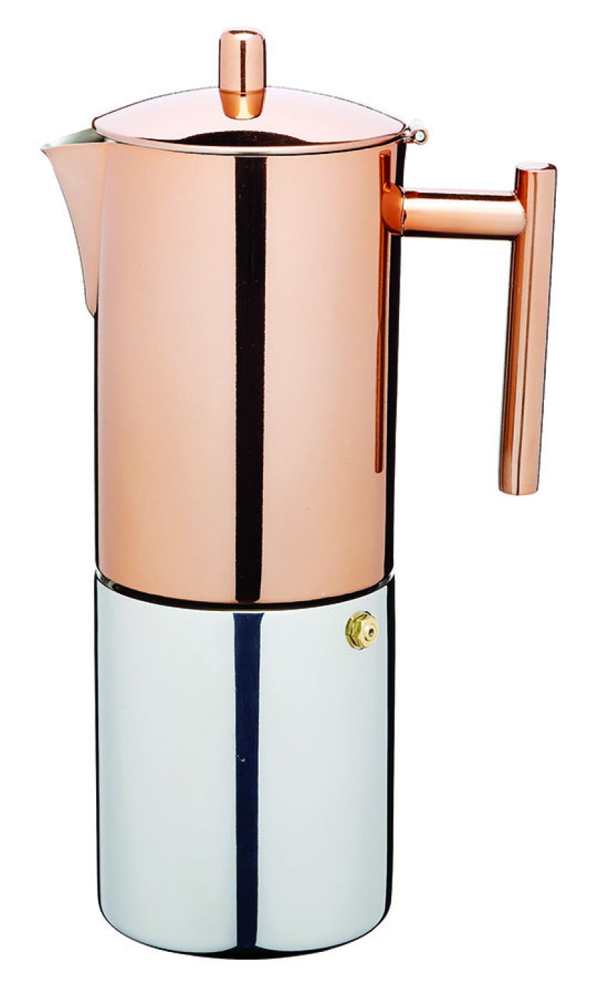 MOKA, stalowa kawiarka ciśnieniowa, KITCHEN CRAFT, garneczki.pl