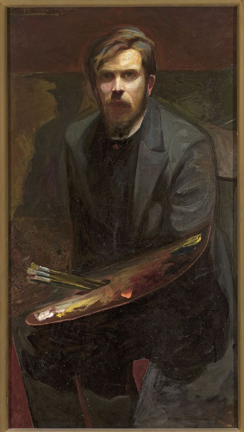 Henryk Szczygliński Autoportret , ok. 1900 r.