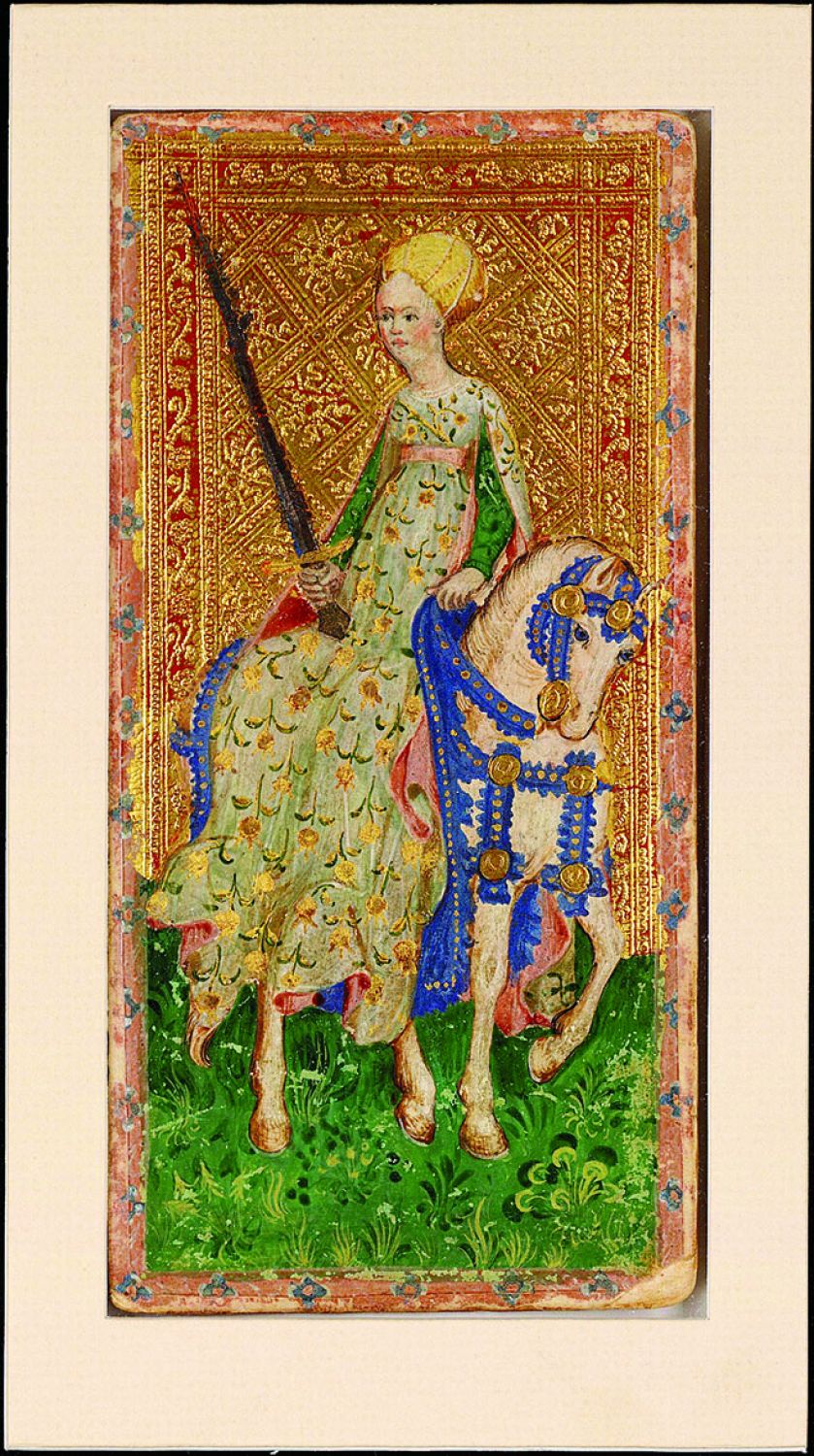 Karta Viscontich Cary-Yale, Królowa Mieczy