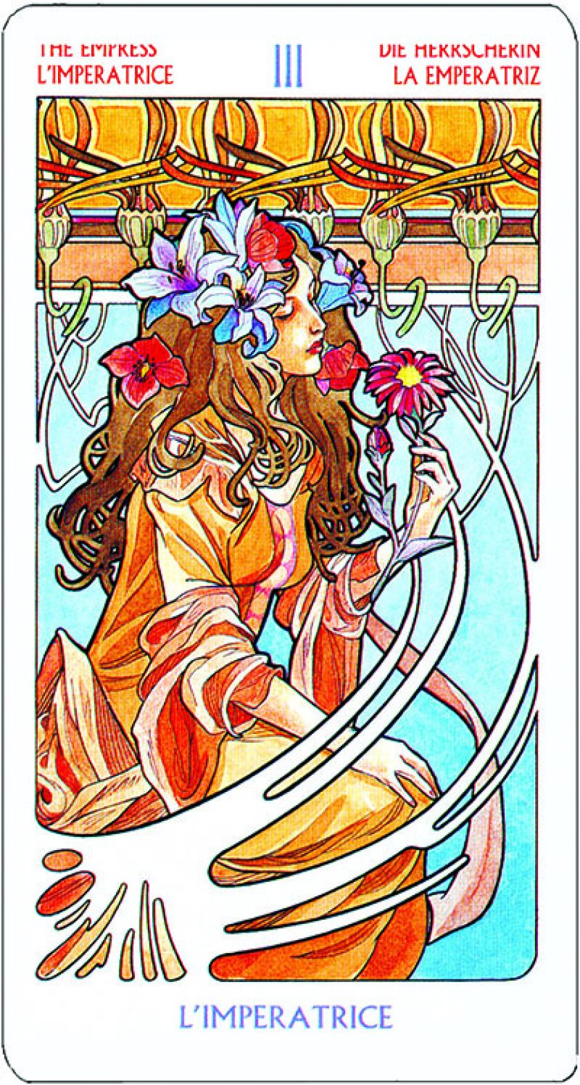 Tarot Primavera, Cesarzowa. Karty Tarota jak dzieła sztuki