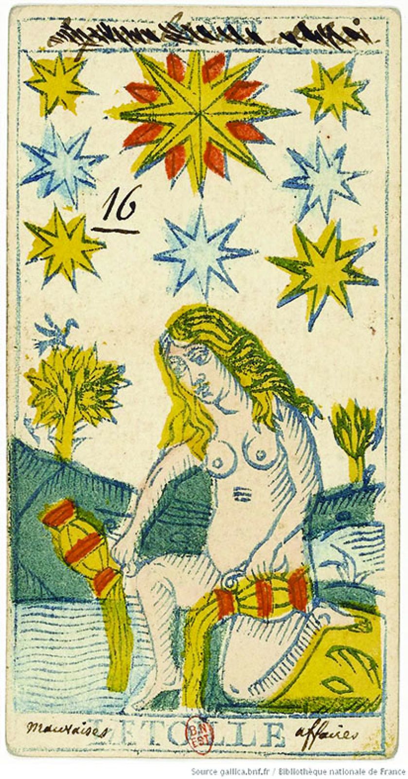François Chosson, Tarot Marsylski, Wisielec i Gwiazda, 1672 r.