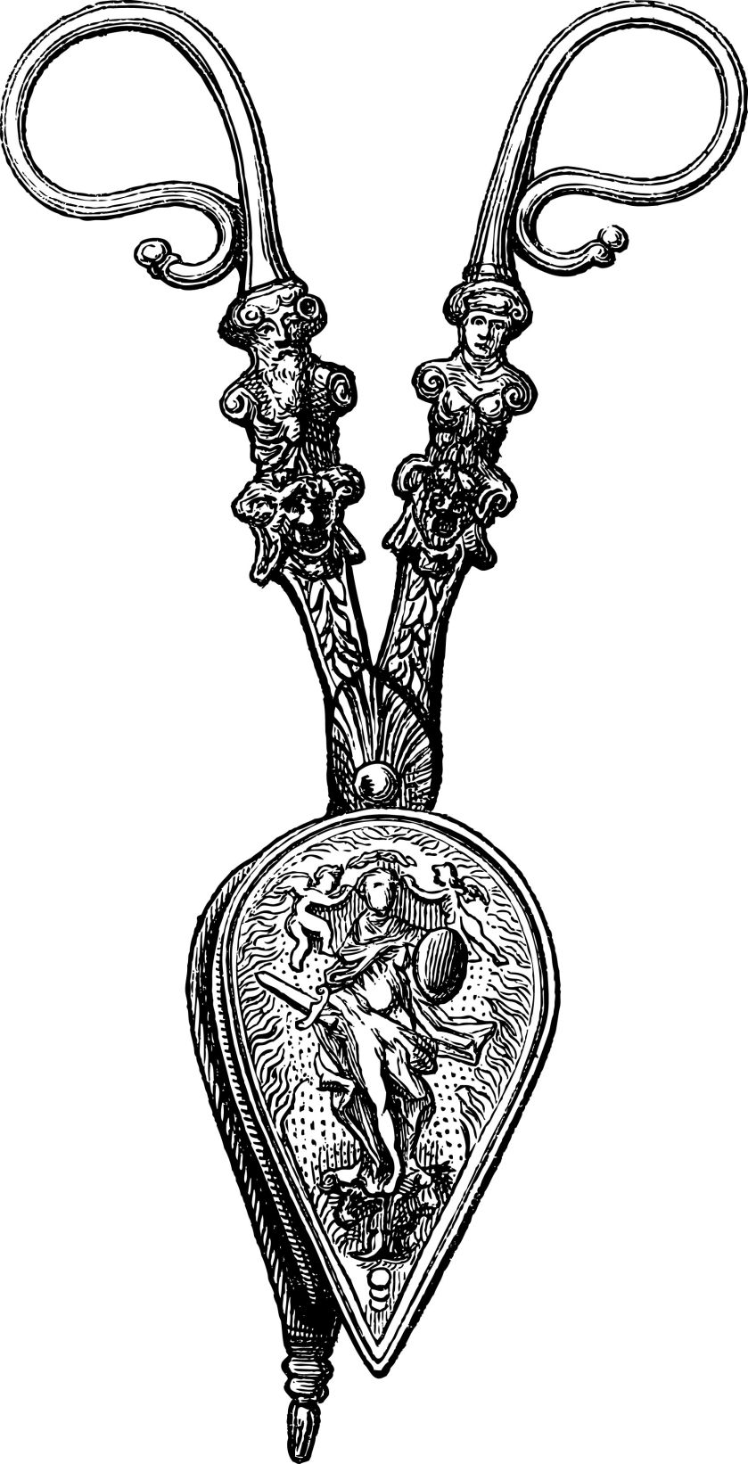 Projekt nożyczek do gaszenia świec, Francja, 1980 r.