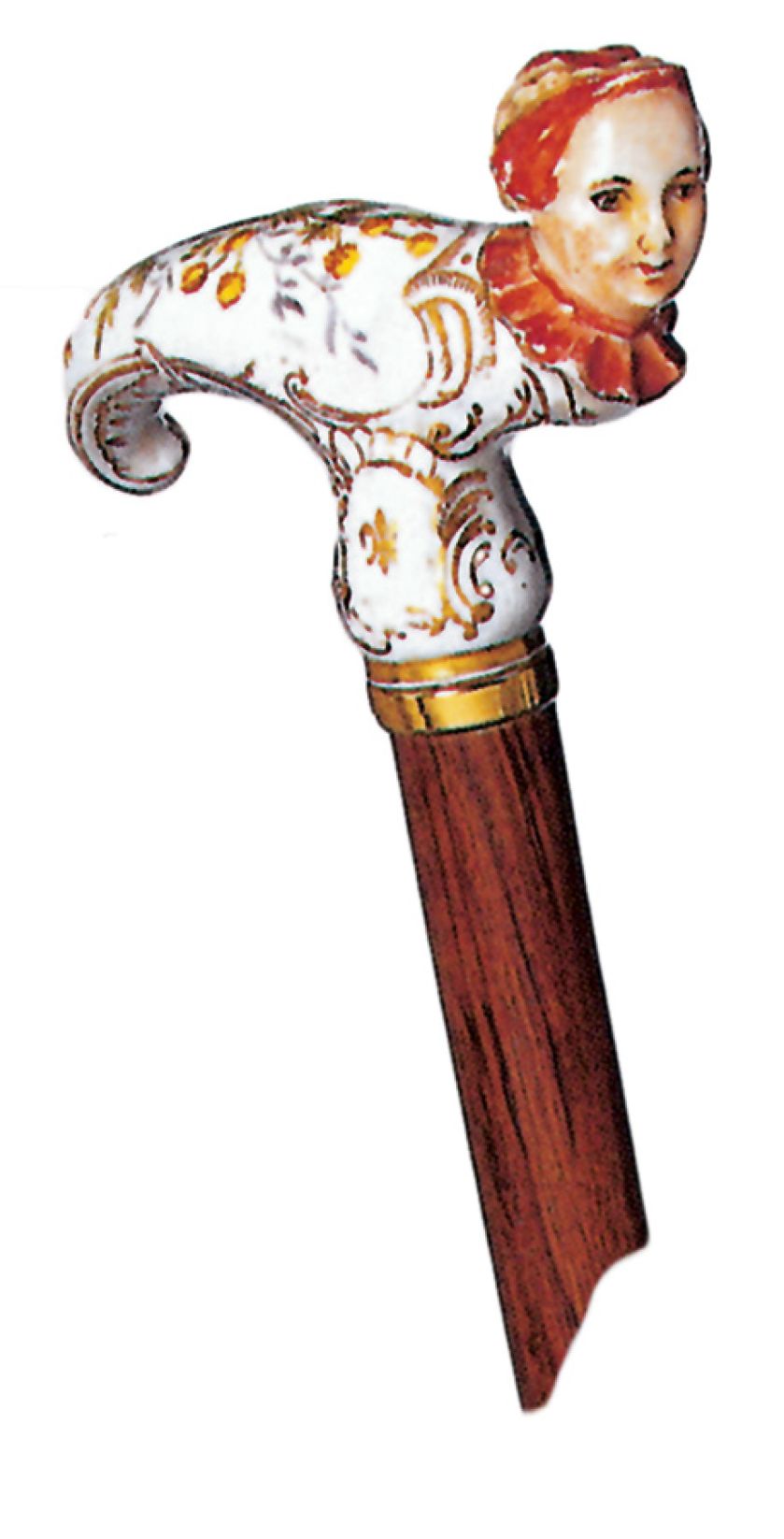 Rączka z porcelany, XVIII w., Europa