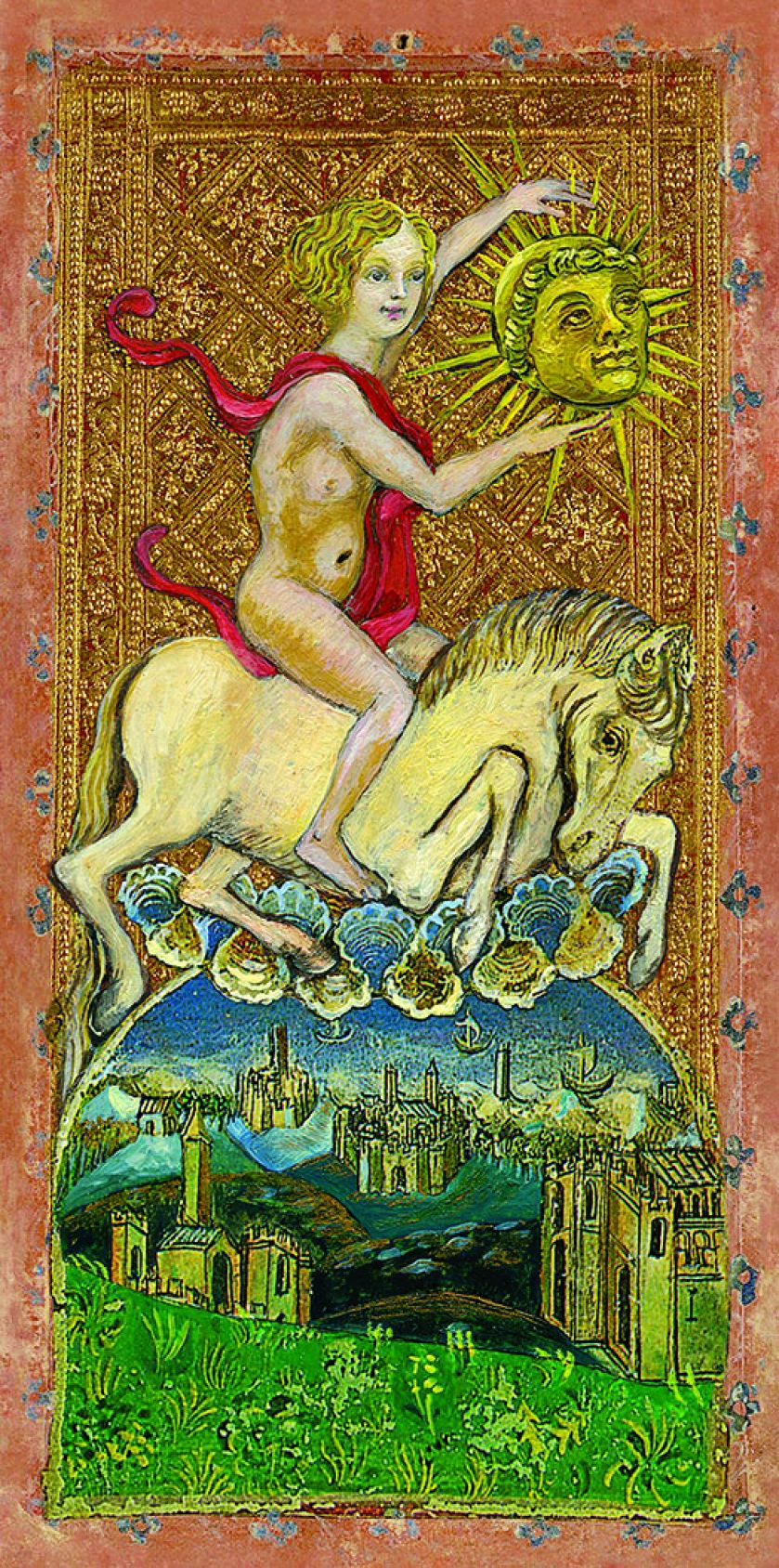 Karta Viscontich Cary-Yale, Słońce,