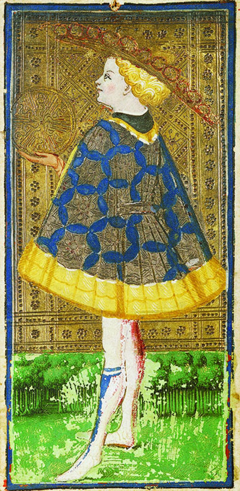 Z talii Viscontich Pierpont Morgan-Bergamo, Książę Denarów, warsztat Bonifacia Bemba, poł. XV w.