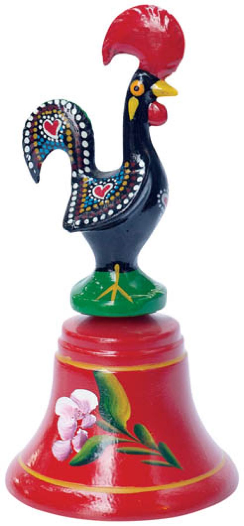 Kolorowy kogucik - symbol Portugalii, dzwonek współczesny. Dzwonek z kolekcji Lecha Pileckiego
