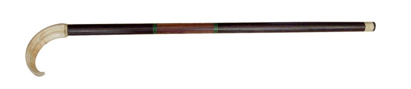 Drewno i malachit, rączka z szabli dzika, XIX w., Anglia