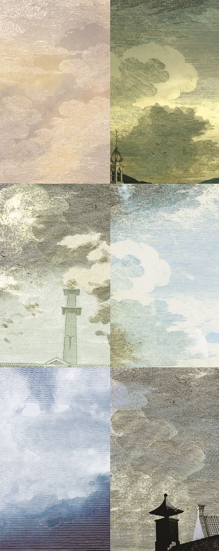 Tapety Dutch Sky. Obrazy na talerzach - Bruce Wayland i Marcello De Simone