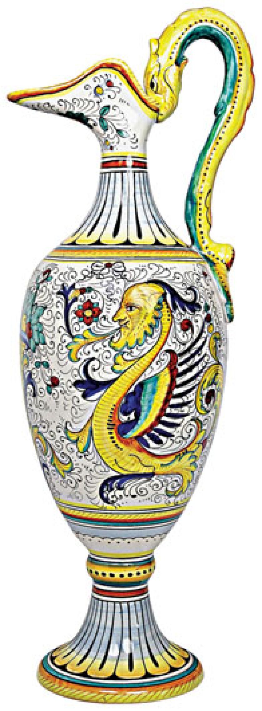 Dekoracja inspirowana malarstwem Rafaela, italian-ceramics-art.com.