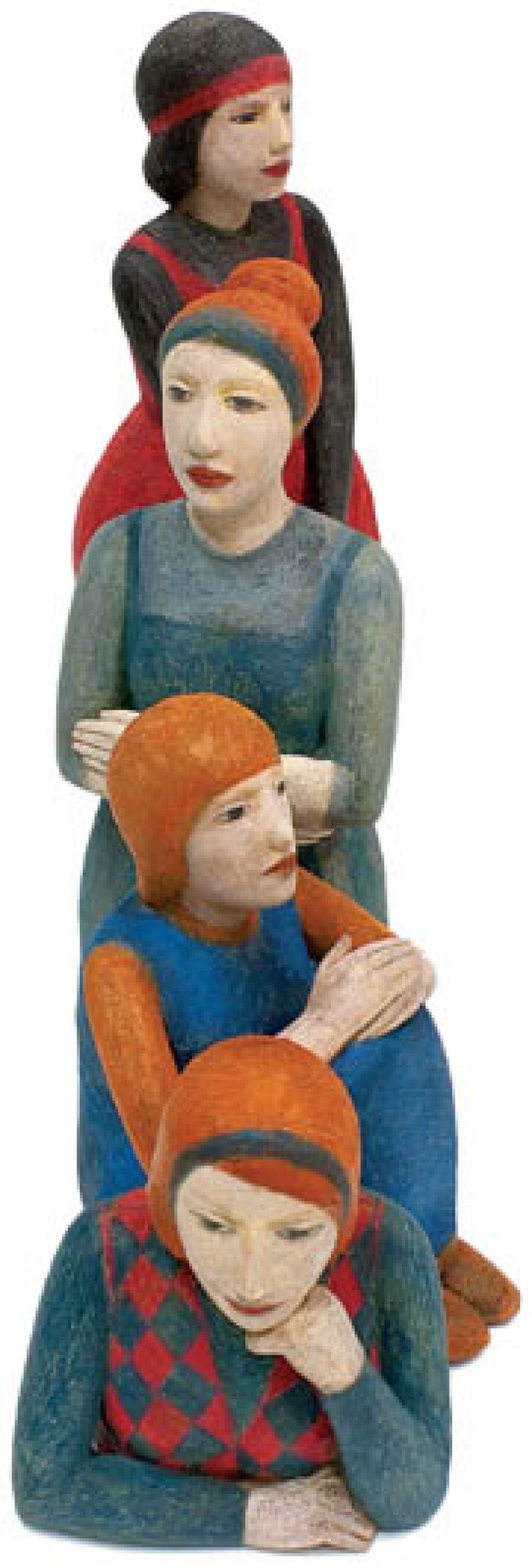 Rzeźby Sylwi Żebrowskiej. Rzeźby zadumane