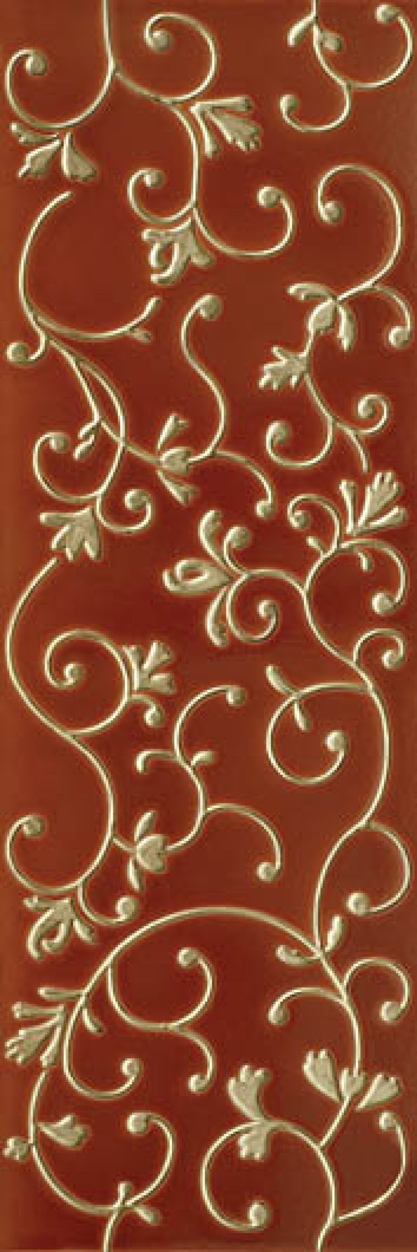 Dekor Aimee ręcznie zdobiony złotem. Wymiary płytki: 30 x 90 cm. Cena - 941 zł/szt. VILLEROY BOCH