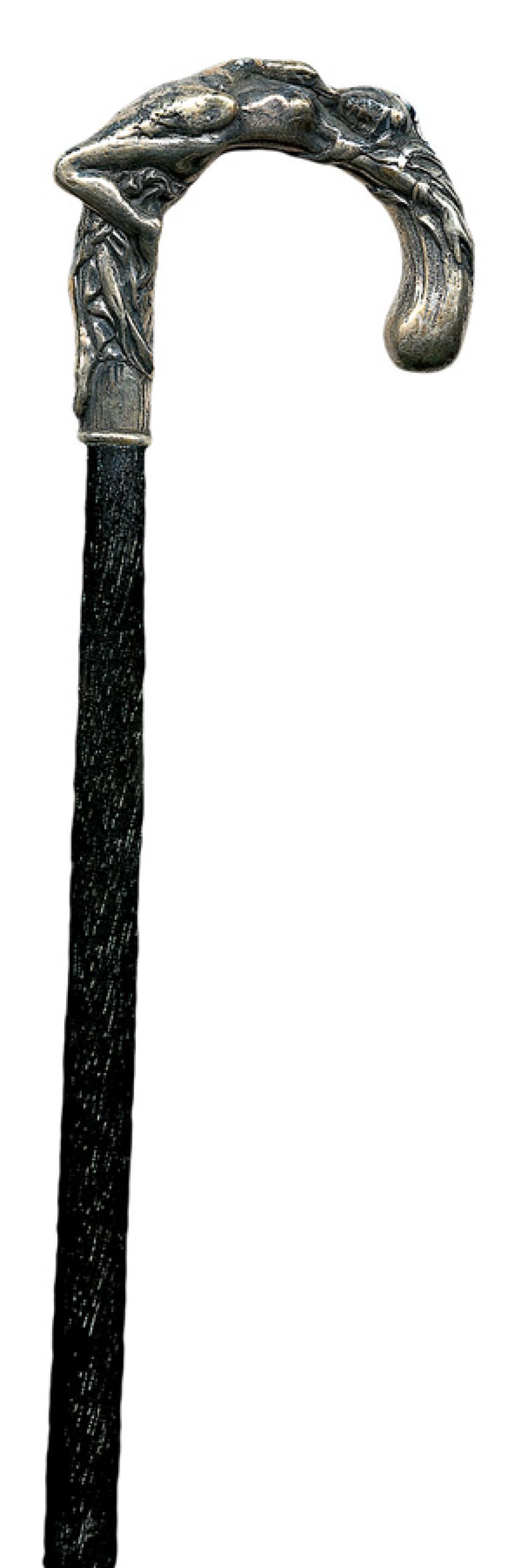 Drewniana, ze srebrem. Magiczny kijek