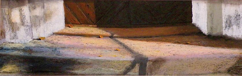 Wejście , 2013 r. Pastele Marka Andały