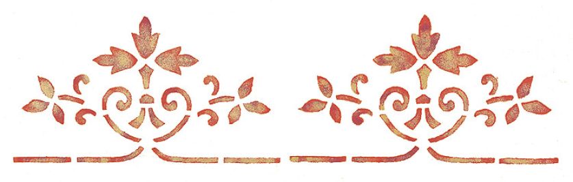 Tak będzie wyglądał wzór. Wiktoriański wzór