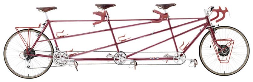 Rower trzyosobowy. Fot. Getty Images/FPM