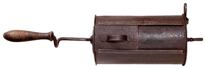 Maszynka do palenia kawy, koniec XIX w., własność Zofii Drohomireckiej - sklep Pożegnanie z