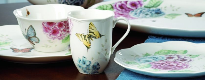 Kolekcja amerykańskiej marki Lenox Butterfly Meadow dostępna w sklepach Rosenthal www.rosenthal.pl