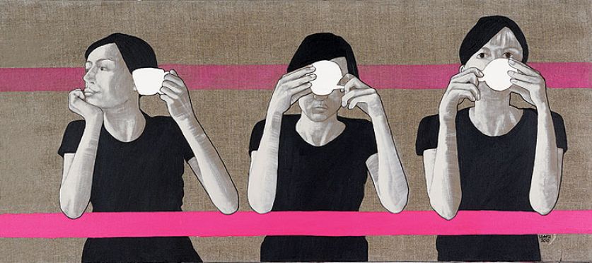 Prace inspirowane spotkaniami z ludźmi. Malarka, która pokazuje kobiecy świat.