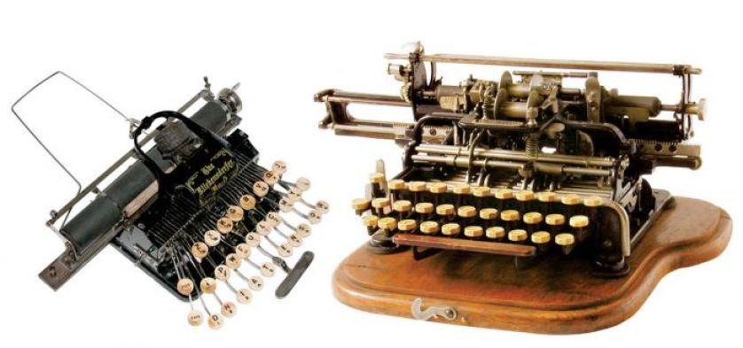 Amerykańska maszyna wynaleziona w 1891 r. przez George a C. Blickensderfera, www.typewritermuseum.orgAmerykański Munson