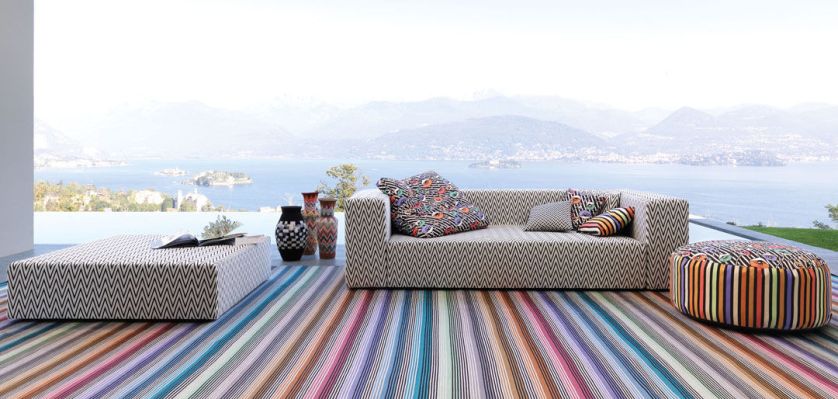 Kolekcja POPPIES, Missoni Home 2015. Missoni: dzianina wygrała z jedwabiem
