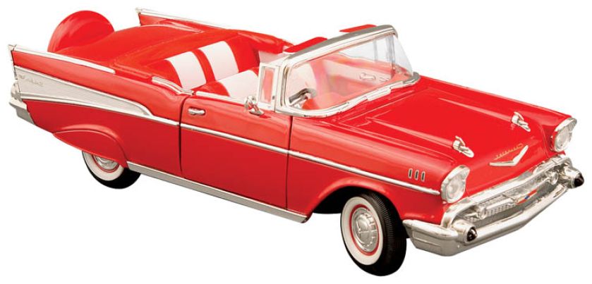 Chevrolet bel air, 1957 r. Pan samochód i samochodziki