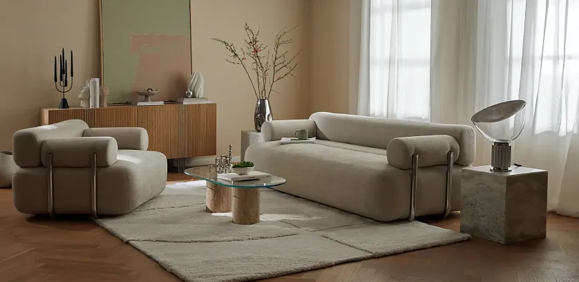 Zestaw wypoczynkowy w salonie