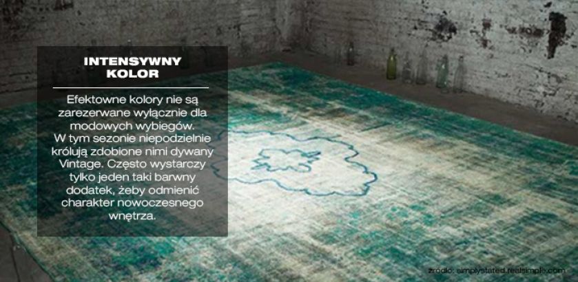 Podłoga w stylu vintage, dywany do każdego wnętrza