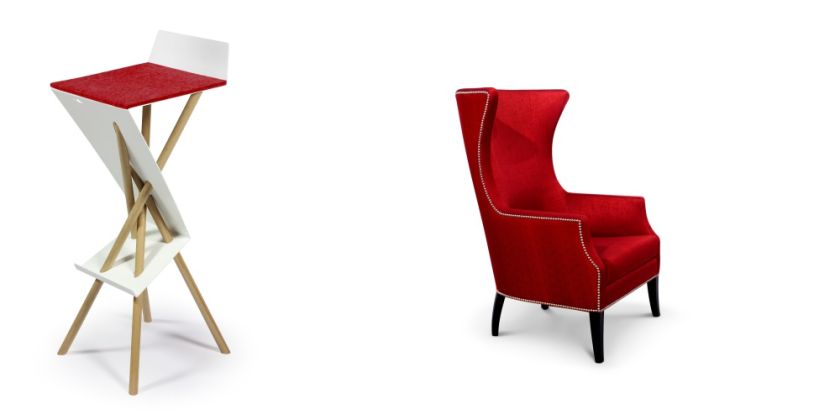 Dobre zestawienie: czerwień i biel we wnętrzu