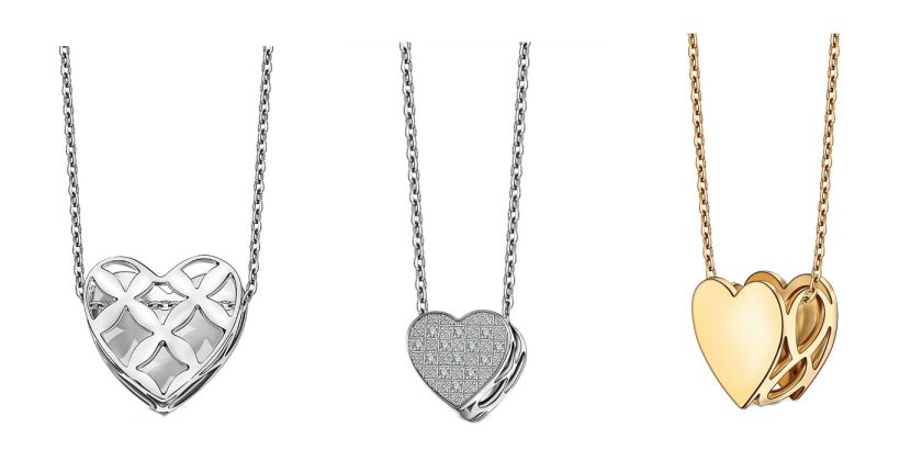 Infinity Love - jak talizman, czyli dwa serca połączone znakiem nieskończoności.