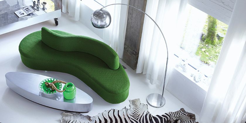 Sofa inspirowana francuską boudeuse z okresu II Cesarstwa, ROSELLO