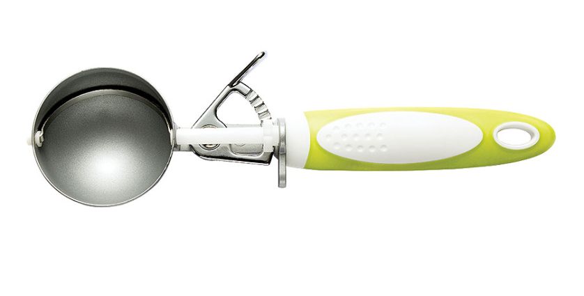 Współczesna łyżka do nakładania lodów.