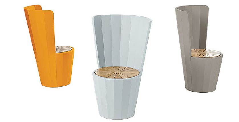 BILL, krzesło ma siedzisko z bejcowanego dębu, jest odporne na niepogodę – może stać na tarasie, NOLA, nola.se