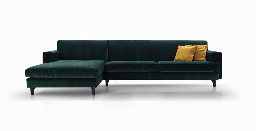 Zielona sofa z kolekcji Nobonobo
