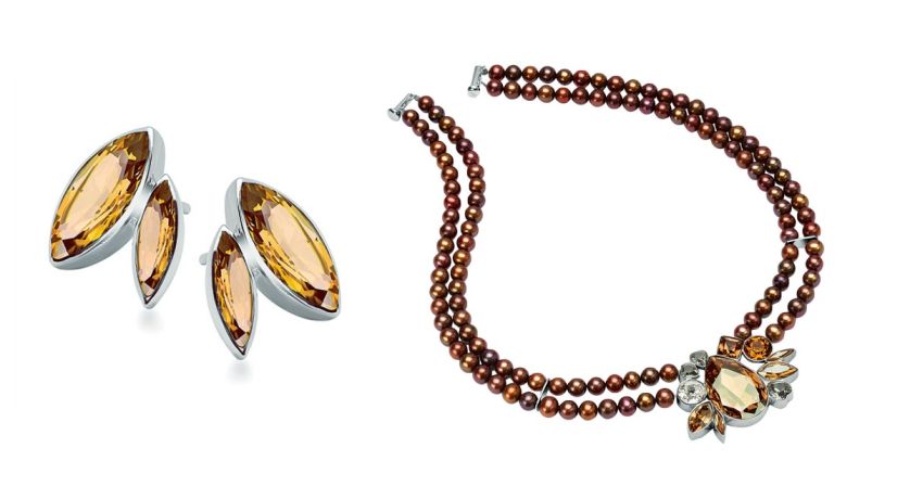 Lotus - elegancja pereł, kryształów Swarovskiego i srebra.