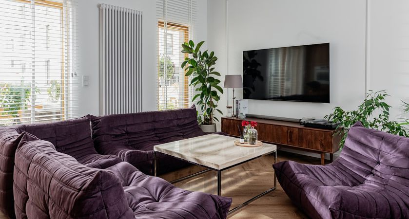 92-metrowe mieszkanie urządzone w stylu modern organic