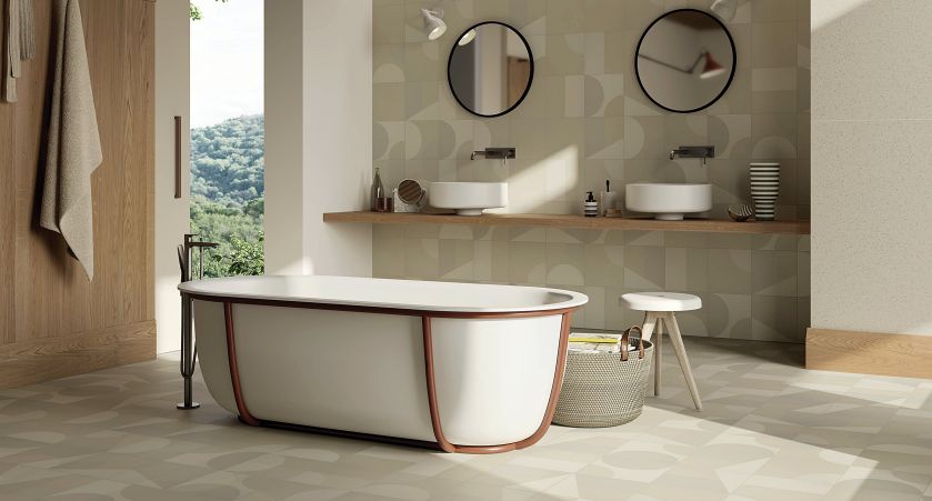 matowe wykończenia w łazience