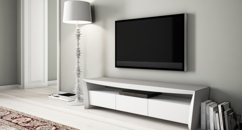 Lampa Sayulia w kolorze białym. Dostępna też w czerni. MIOTTO