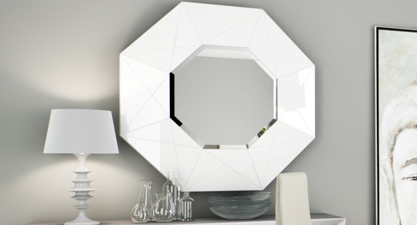 Lampa Sayulia w kolorze białym. Dostępna też w czerni. MIOTTO