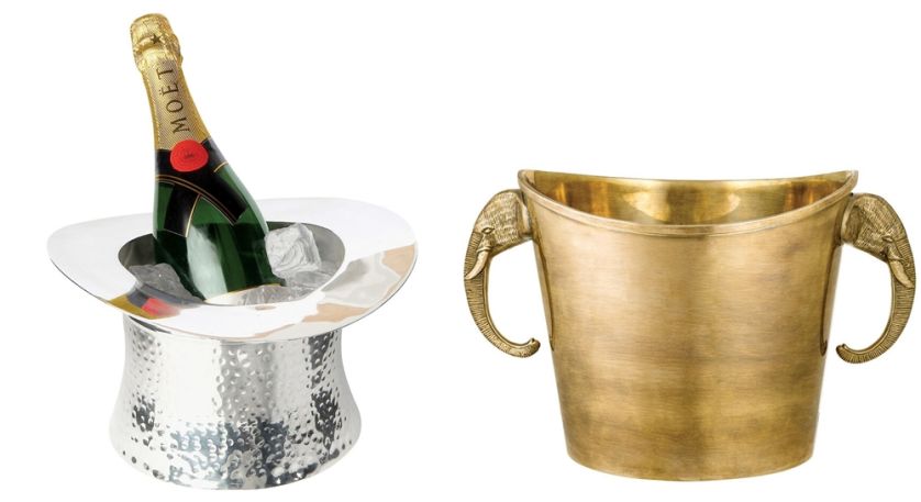 przyjęcie sylwestrowe dekoracja stołu i wnętrza