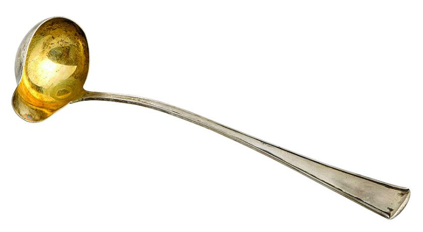 Do ponczu, ze złoconym czerpakiem, Niemcy, po 1886 r., DOM AUKCYJNY OSTOYA