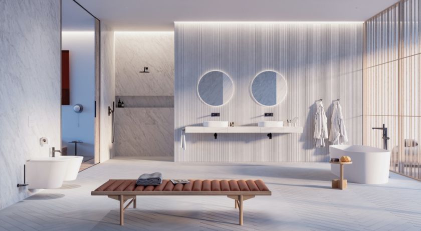 nowoczesne łazienki inspiracje 2022
