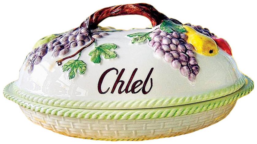 Porcelanowy chlebak z pokrywką, fot. EAST NEWS