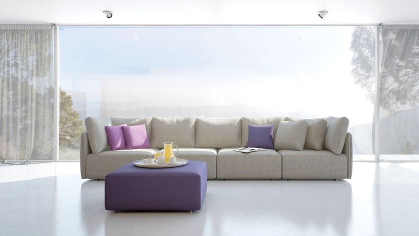 MIOTTO SELECTIONS, kanapa modułowa – od czteroosobowej sofy, przez narożnik, do łóżka 2x2 m, MIOTTO, miotto-design.com