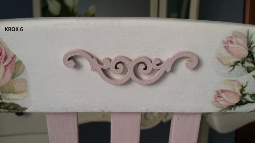 Zrób to sam: krzesło w stylu shabby chic