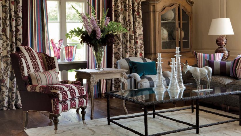 Tworzy dla firmy Designers Guild. Jego kolekcje: tkanin, tapet, dywanów zdradzają inspirację angielskim i