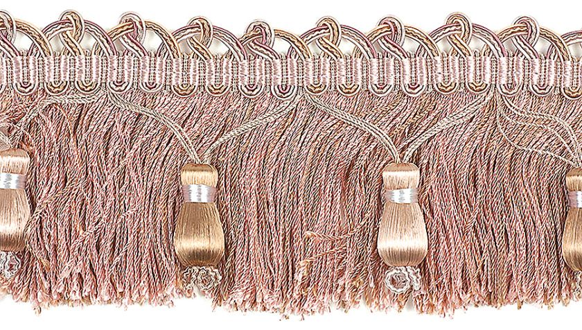 Jedwabna listwa z frędzlami, do wyboru także w błękitach i zieleniach, HOULÈS