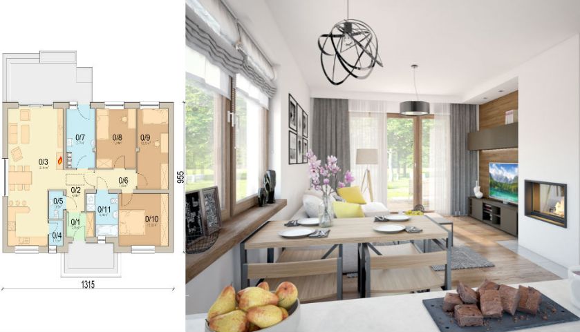 Pomysły na urządzenie małego domu. Projekty i aranżacje