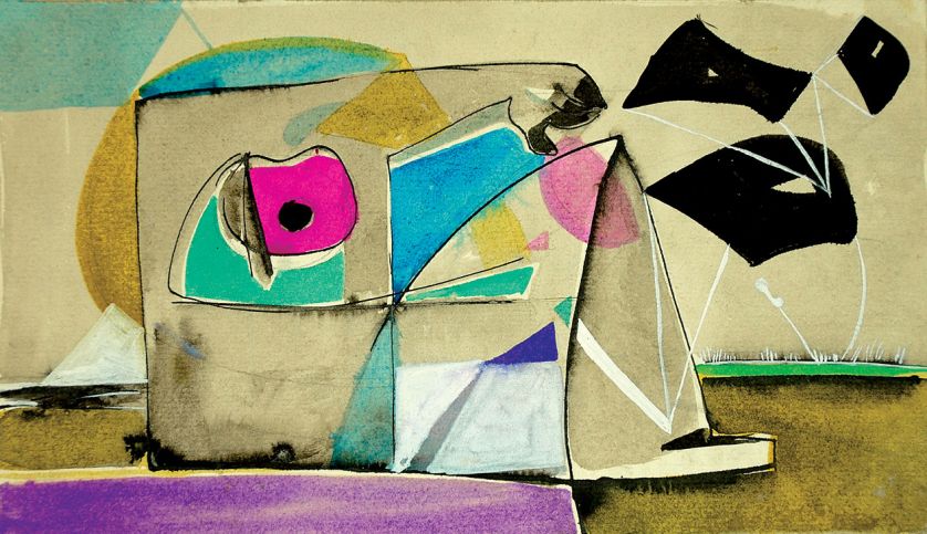 Abstrakcja nr 113. Witold Zaczeniuk - książę przy sztalugach