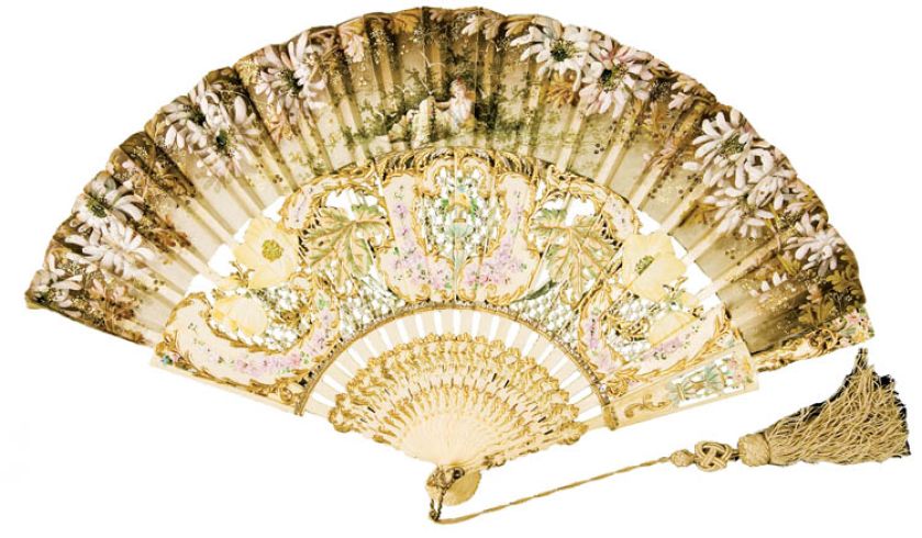 Kość, złocenia, jedwab, cekiny, XVIII-XIX w., cw 4000 zł, OSTOYA